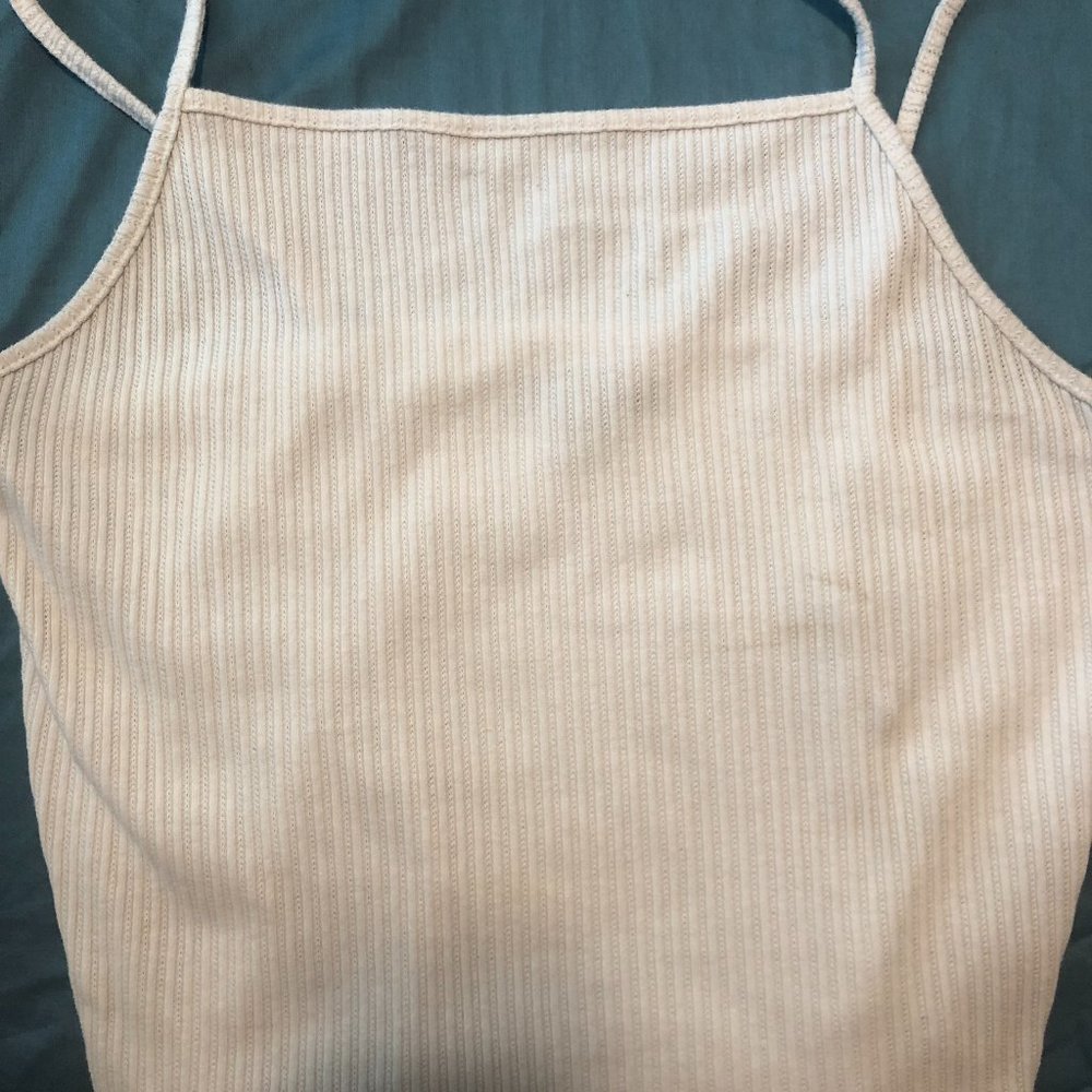 American Eagle Crochet Crop Tank Top
